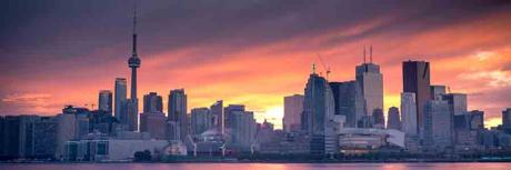 Sunset of Toronto